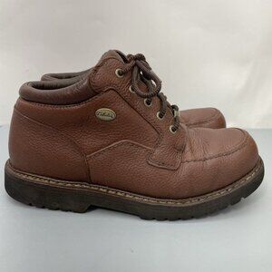 Cabelas Waterproof Chukka Ankle Boots Outdoor Leather Brown Mens 11 EE Wide